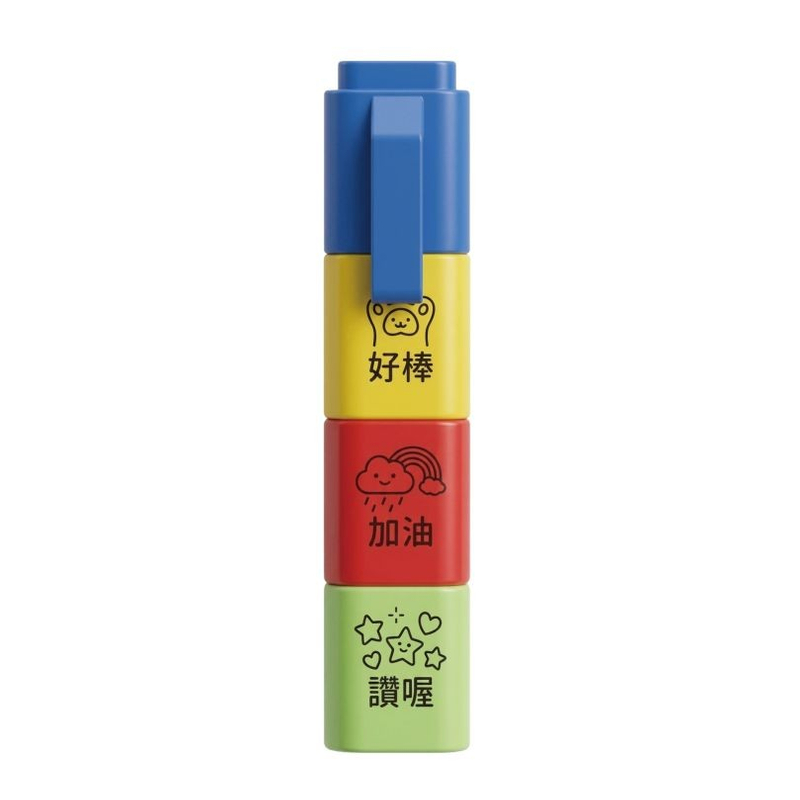SE827-多层叠手赈小方印章 塑胶连续印章 光敏印章